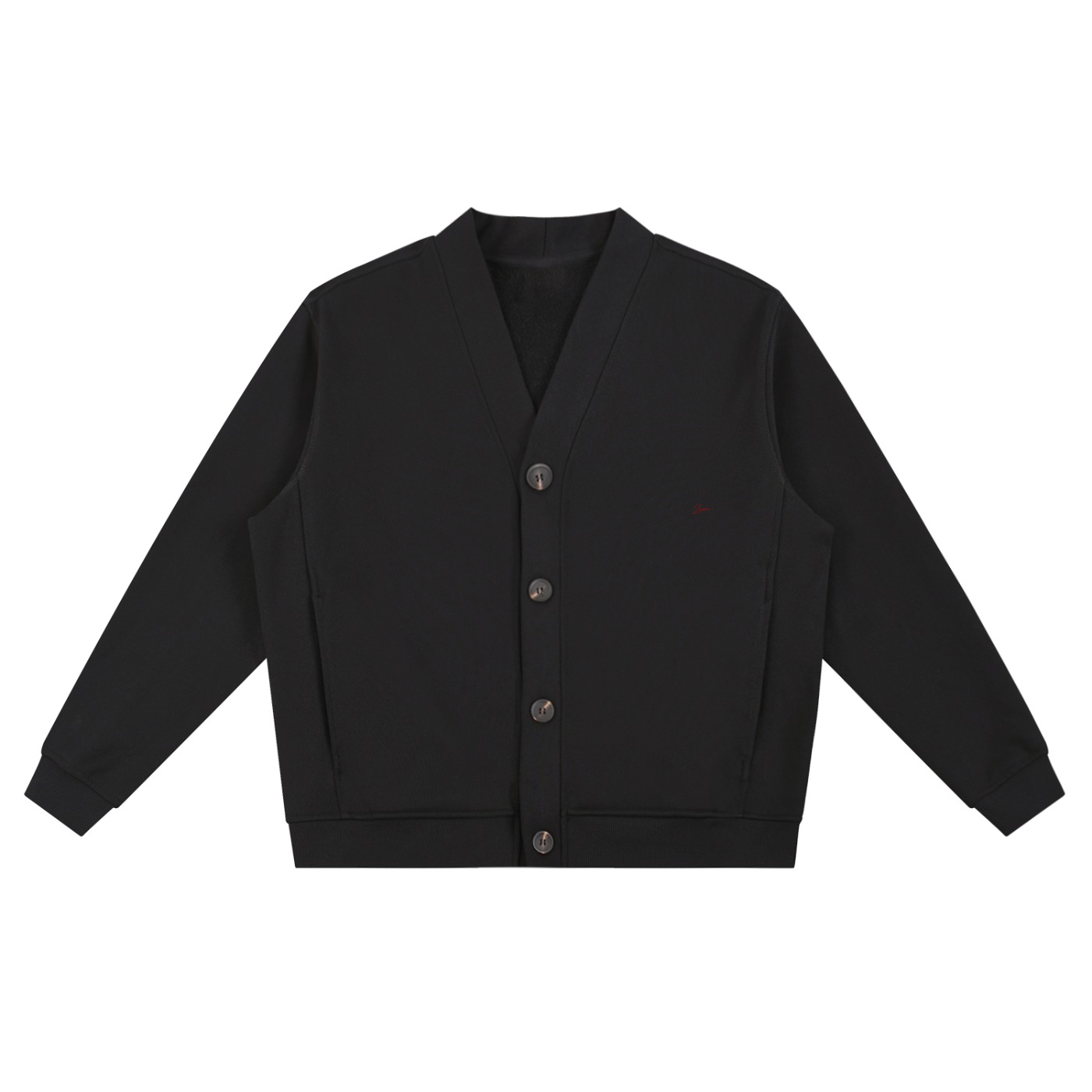 The Anchor Cardigan in black